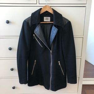 Vero Moda Wool Moto-Style Coat